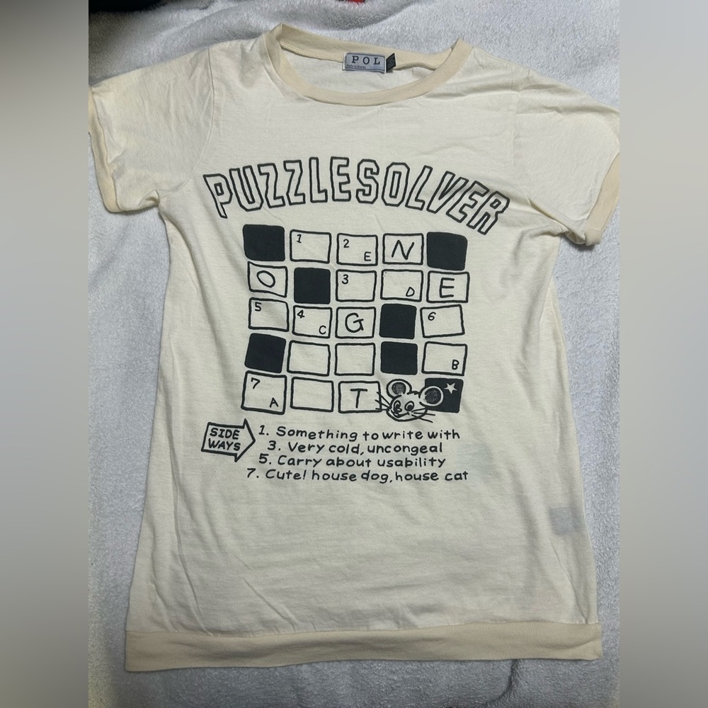 POL Cream and Black Puzzle Game Set